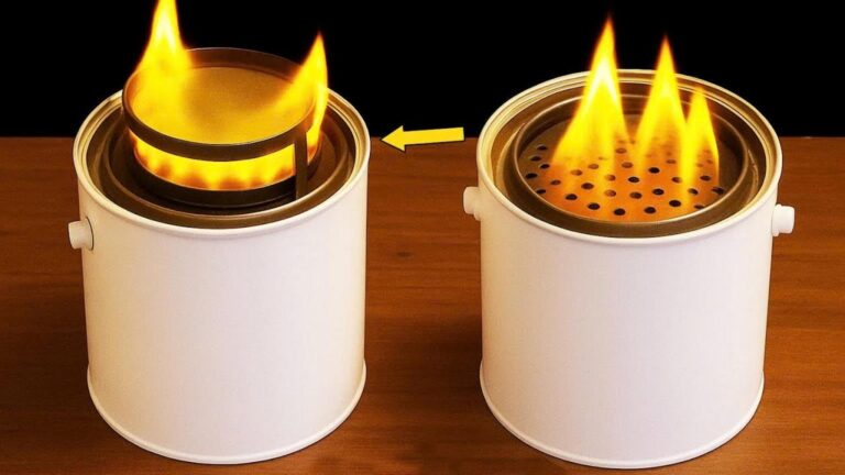 5 pomysłów na darmowe piecyki DIY, idealne na zimowe biwaki i survival!